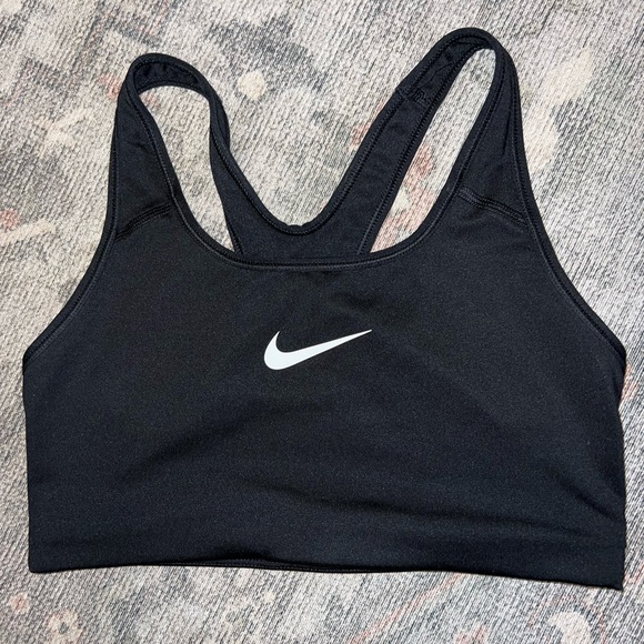 Nike Black Racerback Sports Bra - Picture 1 of 2